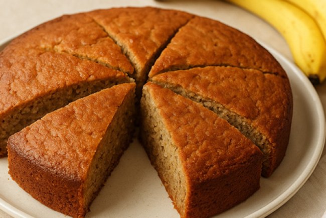 Healthy Whole Wheat Banana Cake