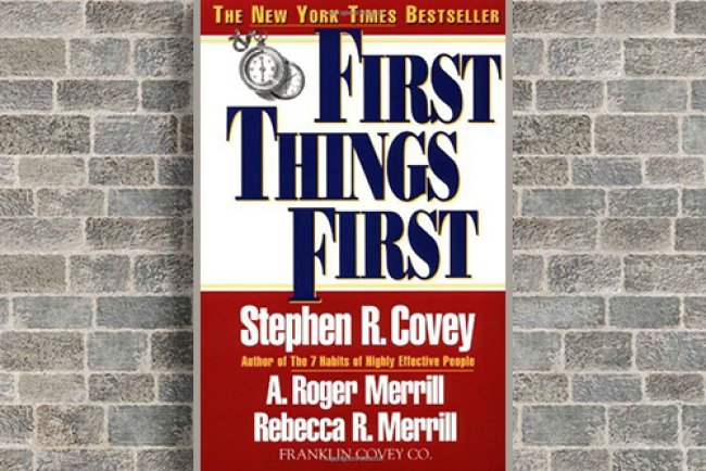First Things First